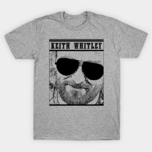 Keith Whitley // Black Retro T-Shirt